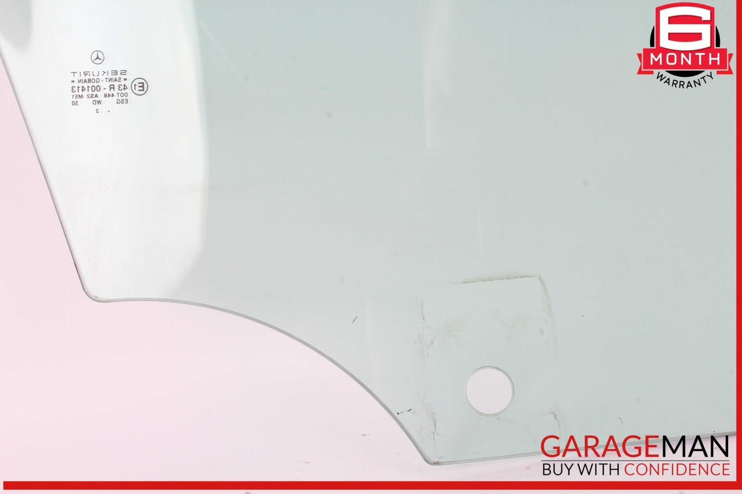 03-12 Mercedes R230 SL500 SL55 AMG Front Left Driver Side Door Window Glass OEM