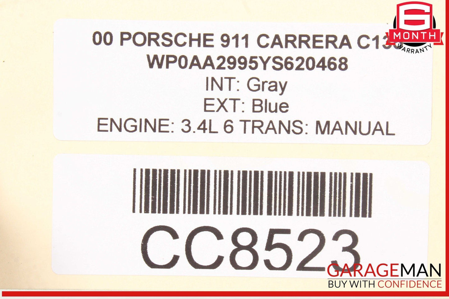 97-05 Porsche Carrera 911 996 Boxster Power Steering Rack & Pinion OEM