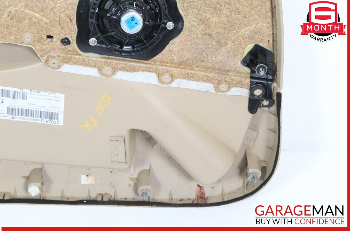 12-15 BMW X1 Front Right Passenger Side Interior Door Trim Panel OEM