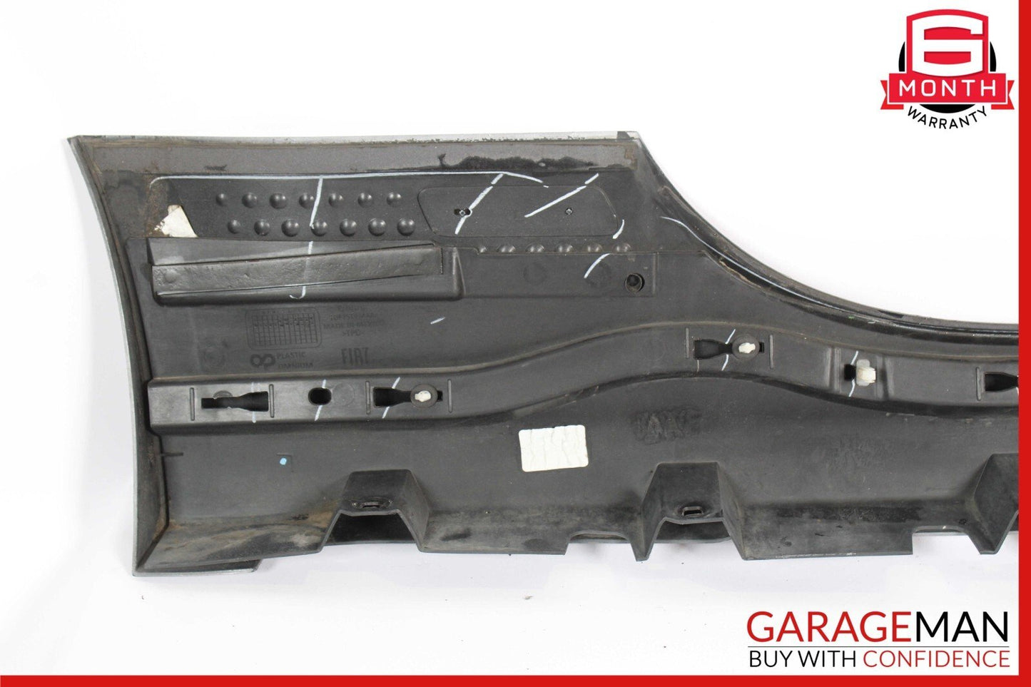 13-19 Fiat 500 Electric Left Driver Side Skirt Rocker Panel Molding Silver OEM