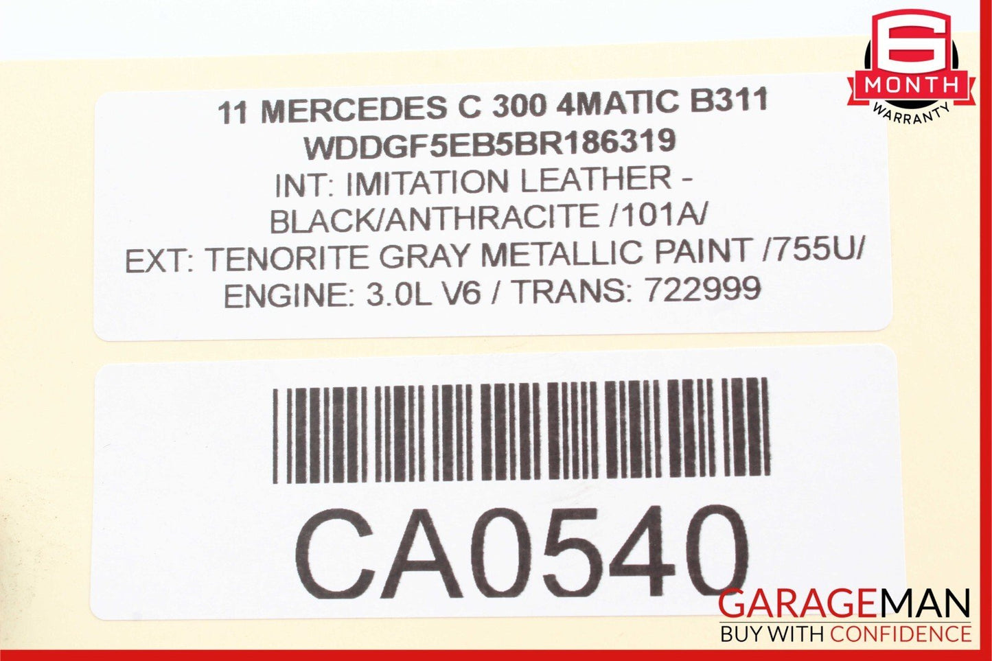16-18 Audi A6 S6 A7 S7 Evaporator Charcoal Canister Emissions System OEM