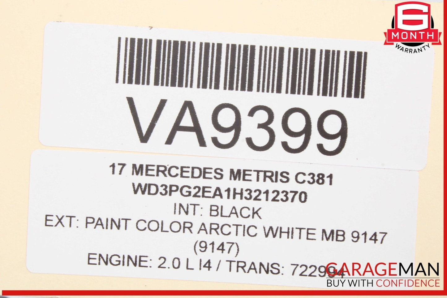 16-20 Mercedes W447 Metris AM/FM Radio Telephone Media Control Panel OEM
