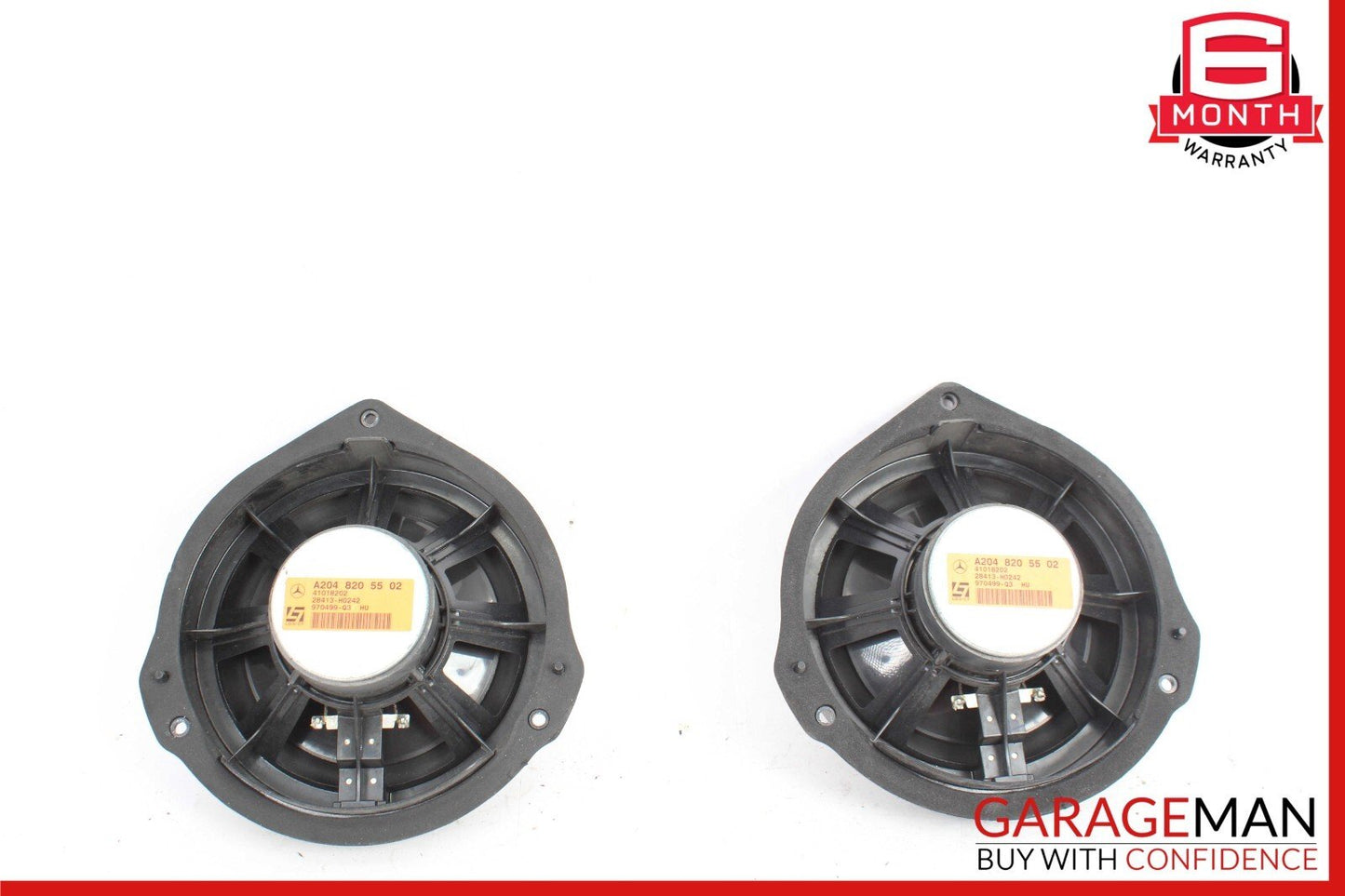 08-18 Mercedes W204 C250 CLS550 Front Door Audio Speaker Logic 7 Set of 2 Pc OEM