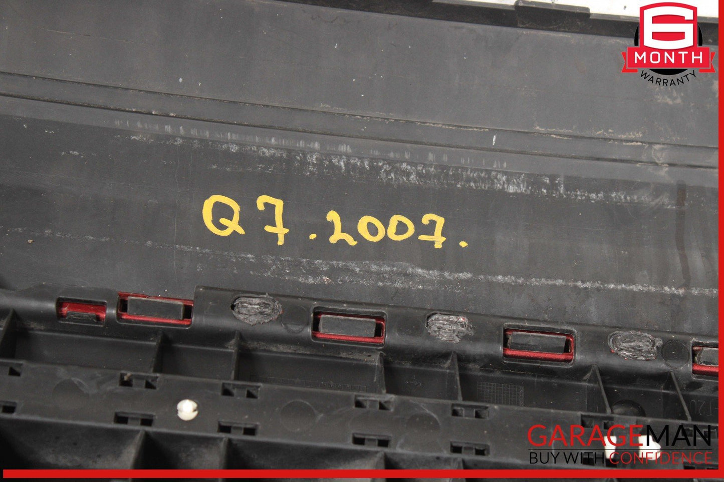 07-09 Audi Q7 Rear Bumper Cover Assembly Red OEM