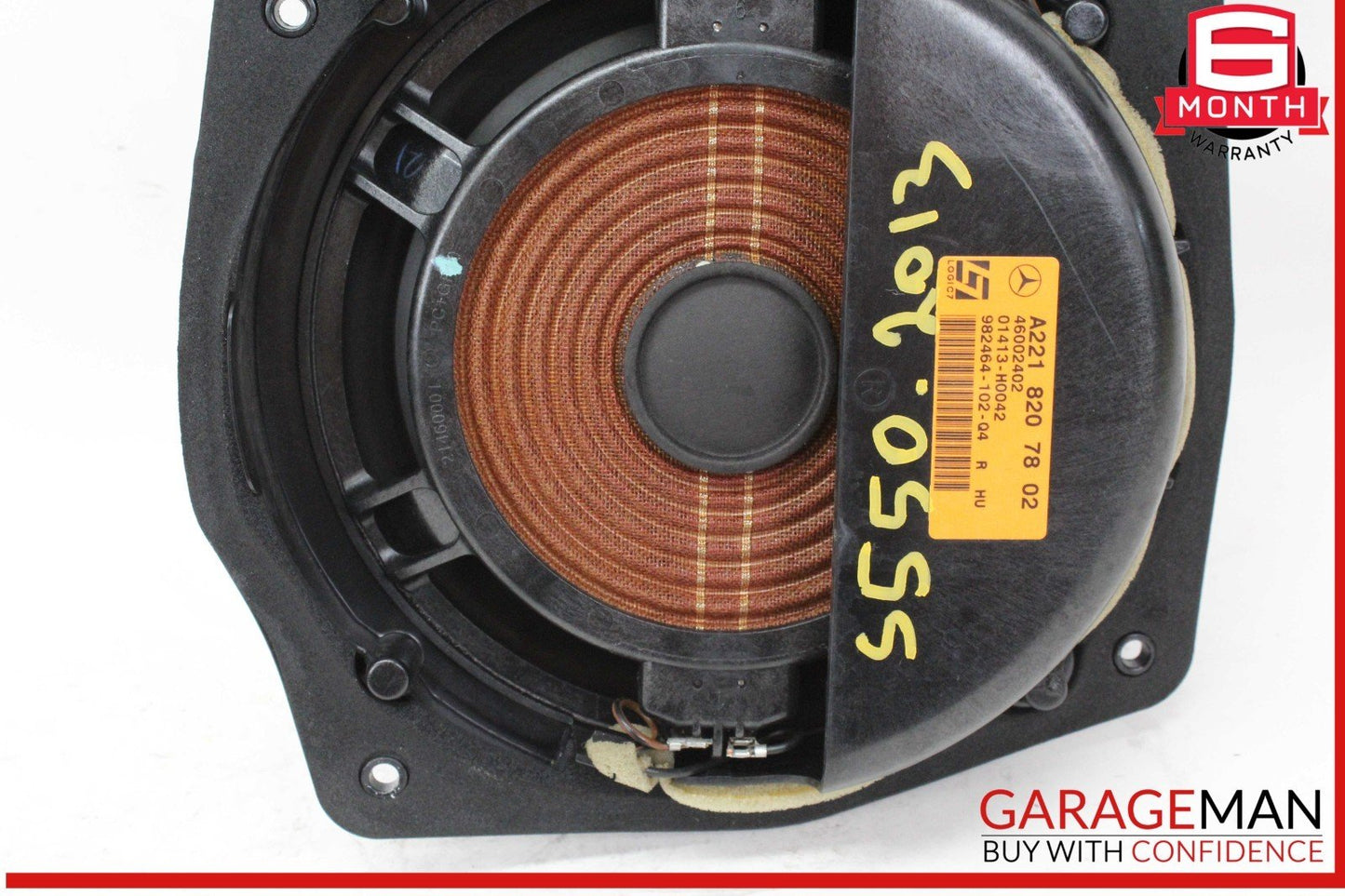 10-13 Mercedes-Benz S500 Front Left Right Door Audio Speaker Set 2218207802