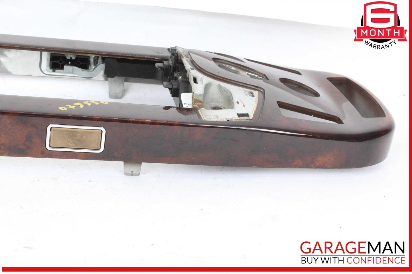 07-09 Mercedes W221 S550 CL600 Center Console Trim Bezel Wood 2216800234 OEM