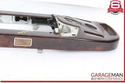 07-09 Mercedes W221 S550 CL600 Center Console Trim Bezel Wood 2216800234 OEM