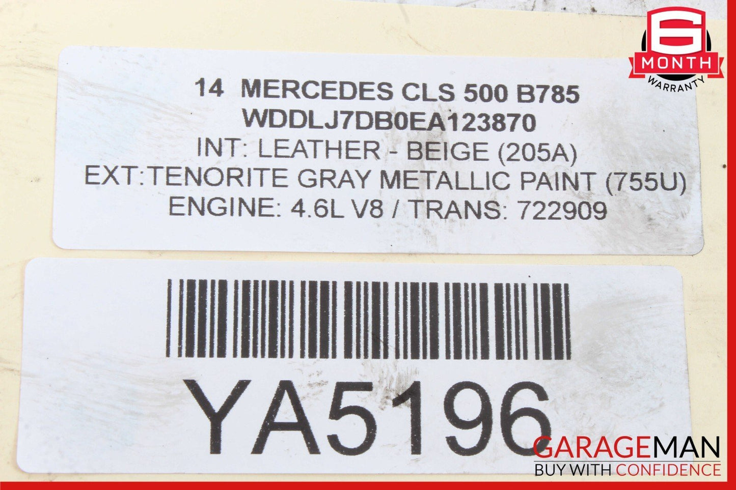 12-18 Mercedes W218 CLS500 E550 M278 Left Turbocharger Turbo Charger Manifold