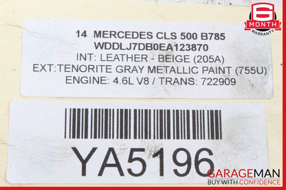 12-18 Mercedes W218 CLS500 E550 M278 Left Turbocharger Turbo Charger Manifold