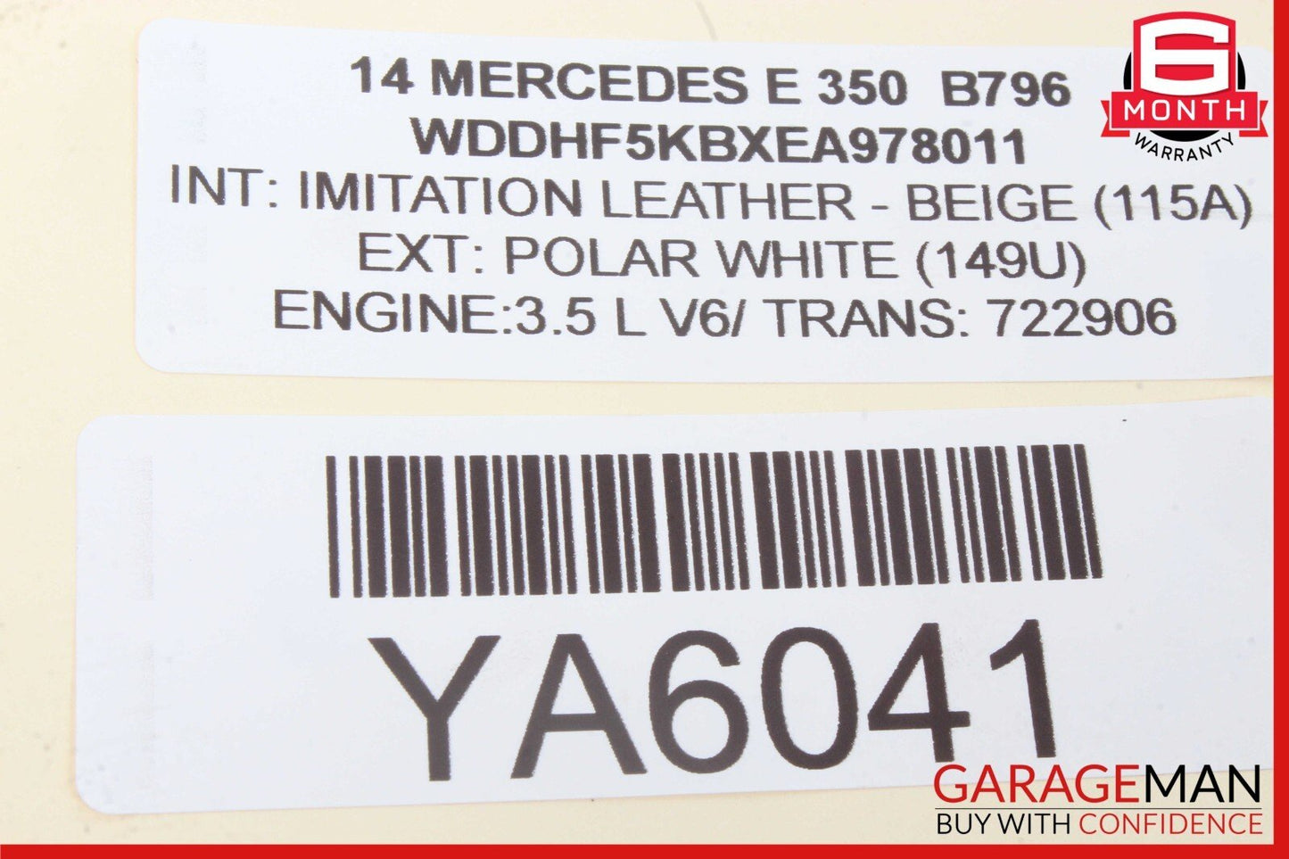 12-18 Mercedes W212 E350 CLS550 E400 CLS400 Overhead Dome Light Lamp OEM