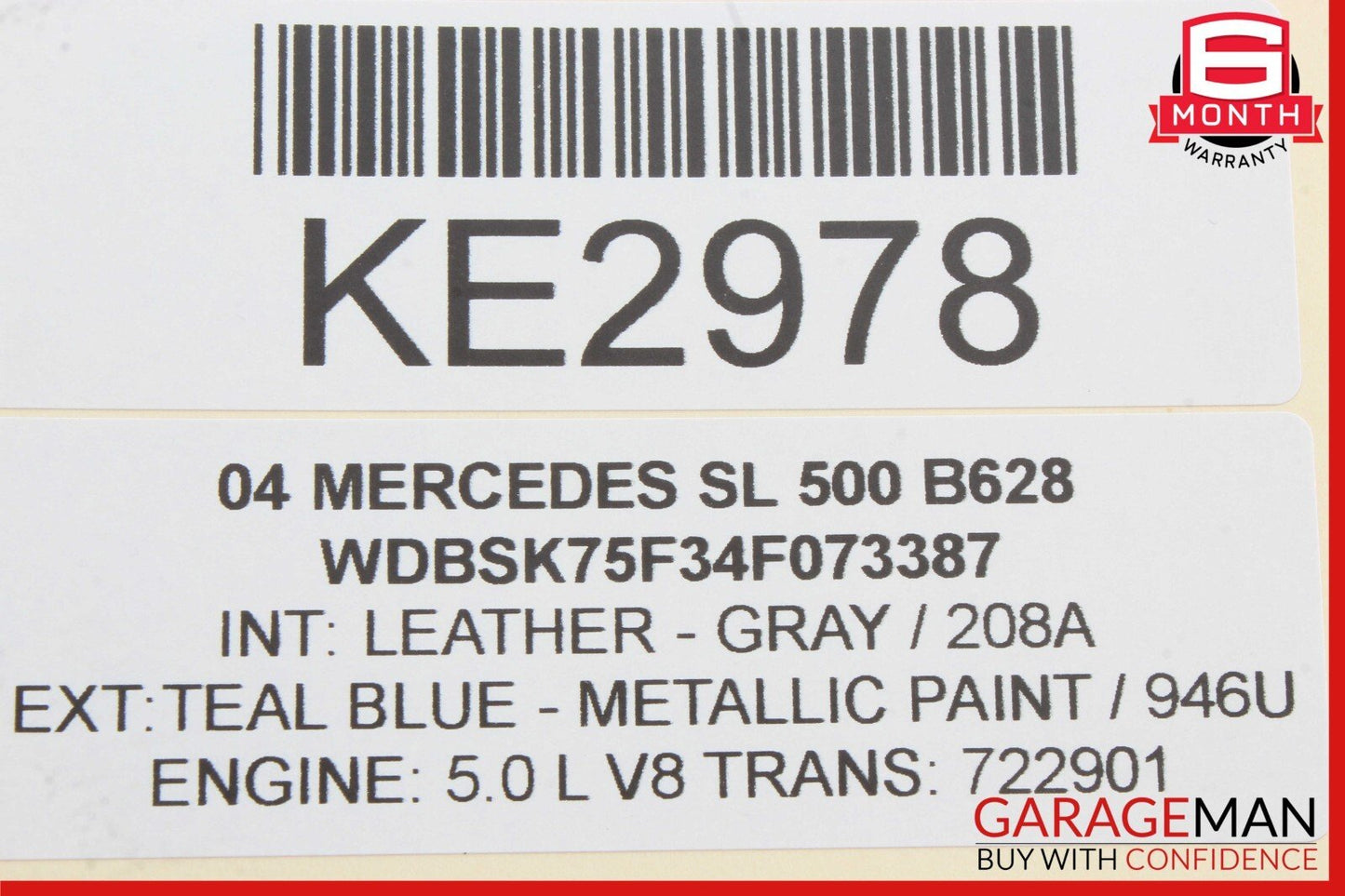 03-08 Mercedes R230 SL500 SL550 Door Audio Speaker Bose Left Driver Side OEM