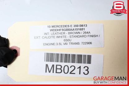 10-16 Mercedes W212 E350 Front Side Wishbone Suspension Control Arm Set of 2 OEM