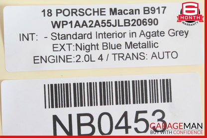 15-24 Porsche Macan 95B Instrument Panel Center Dash Clock Trim Cover OEM