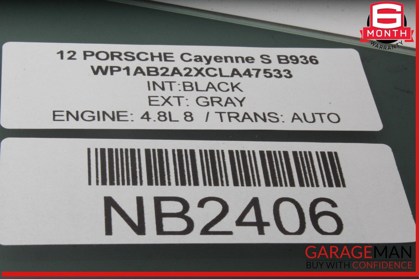 11-18 Porsche Cayenne 958 Front Right Passenger Side Door Window Auto Glass OEM