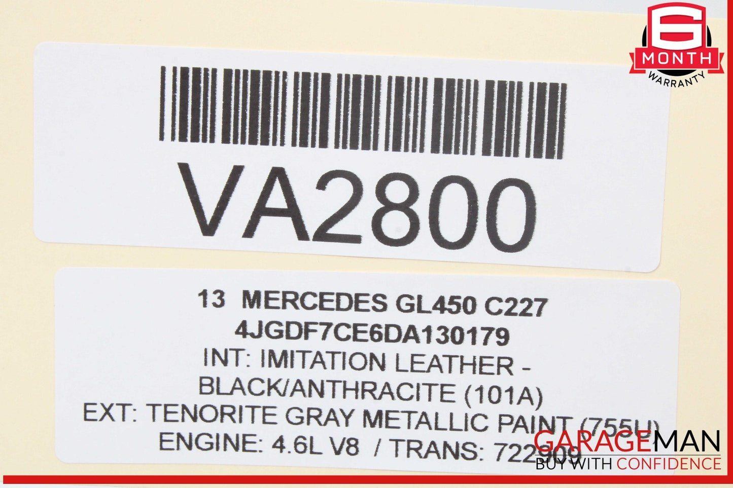 13-19 Mercedes X166 GL450 GLS450 Rear Right Bumper Holder Support Bracket OEM