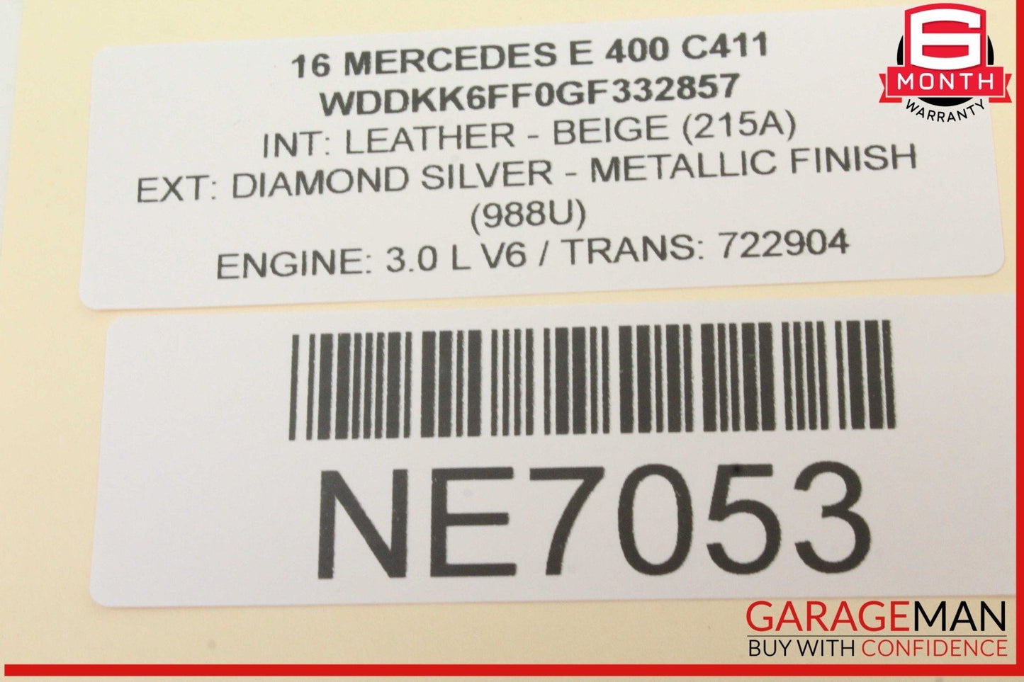 10-17 Mercedes W207 E400 Front Left Side Door Rear View Mirror w/ Blind Spot OEM