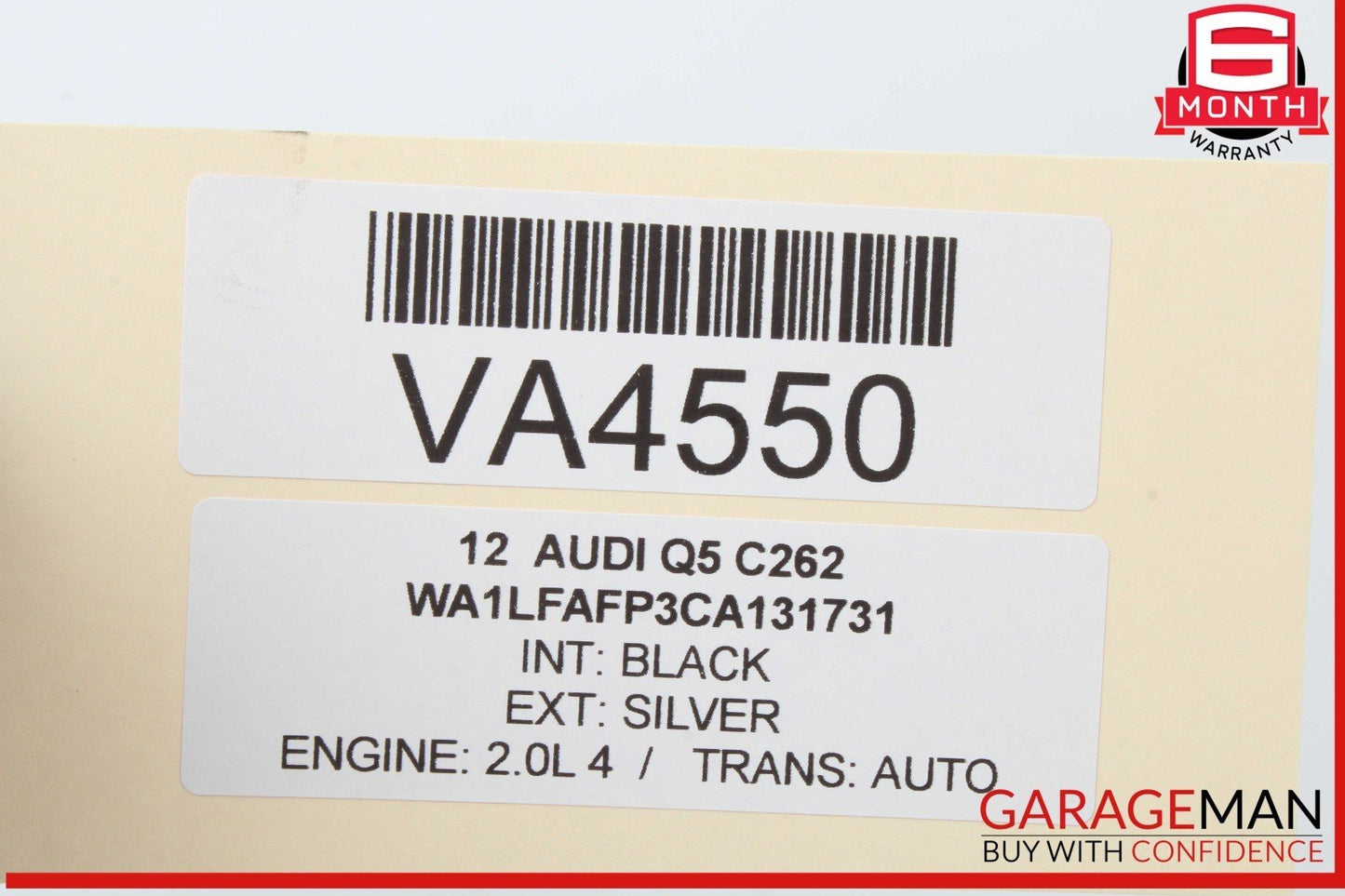 09-17 Audi Q5 SQ5 S6 S7 A8 Rear Left or Rear Right Side CV Axle Shaft OEM