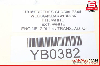 16-22 Mercedes X253 GLC300 Glove Box Dash Compartment White 2536800291 OEM
