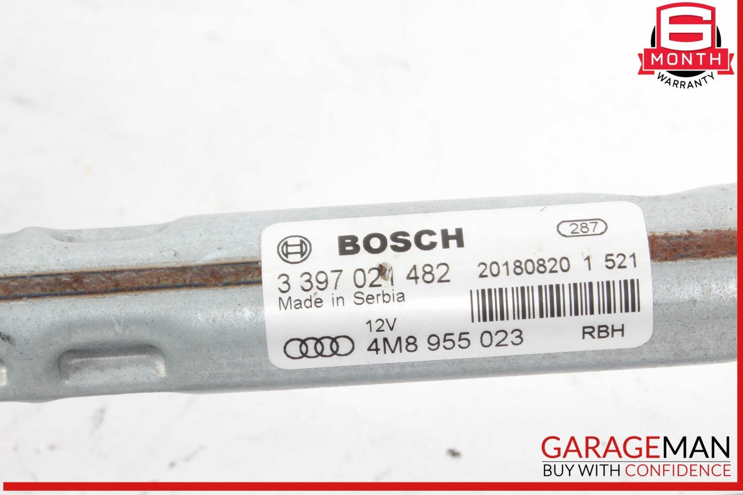 18-24 Audi Q7 Front Windshield Wiper Motor w/ Linkage Bosch 4M8955023 OEM