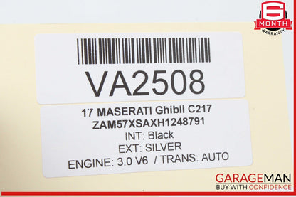 14-22 Maserati Ghibli Rear Right Passenger Side Window Regulator Motor OEM