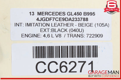 12-16 Mercedes X166 GL450 ML550 722.9 7G Automatic Transmission 722.909 OEM 144k