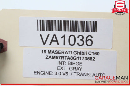 14-22 Maserati Ghibli Rear Left Driver Side Window Regulator Motor OEM
