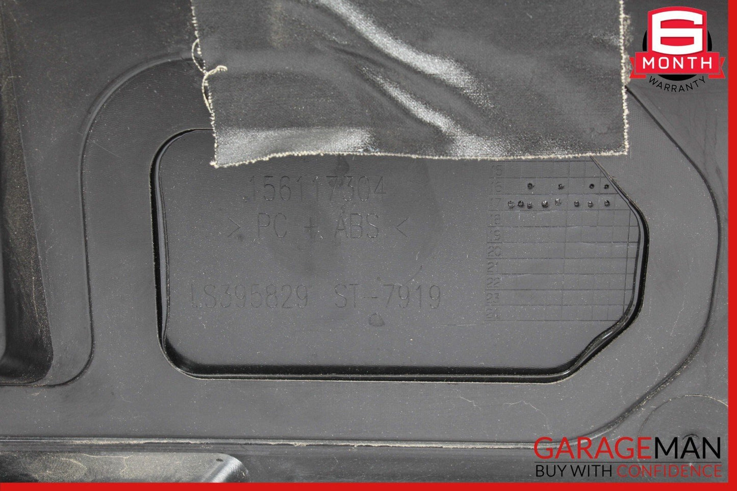 17-22 Alfa Romeo Giulia Rear Tailgate License Plate Molding Trim Cover OEM