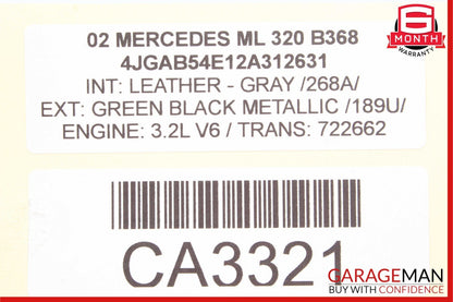 98-05 Mercedes W163 ML320 ML55 AMG Rear Left Side Top Upper Control Arm OEM