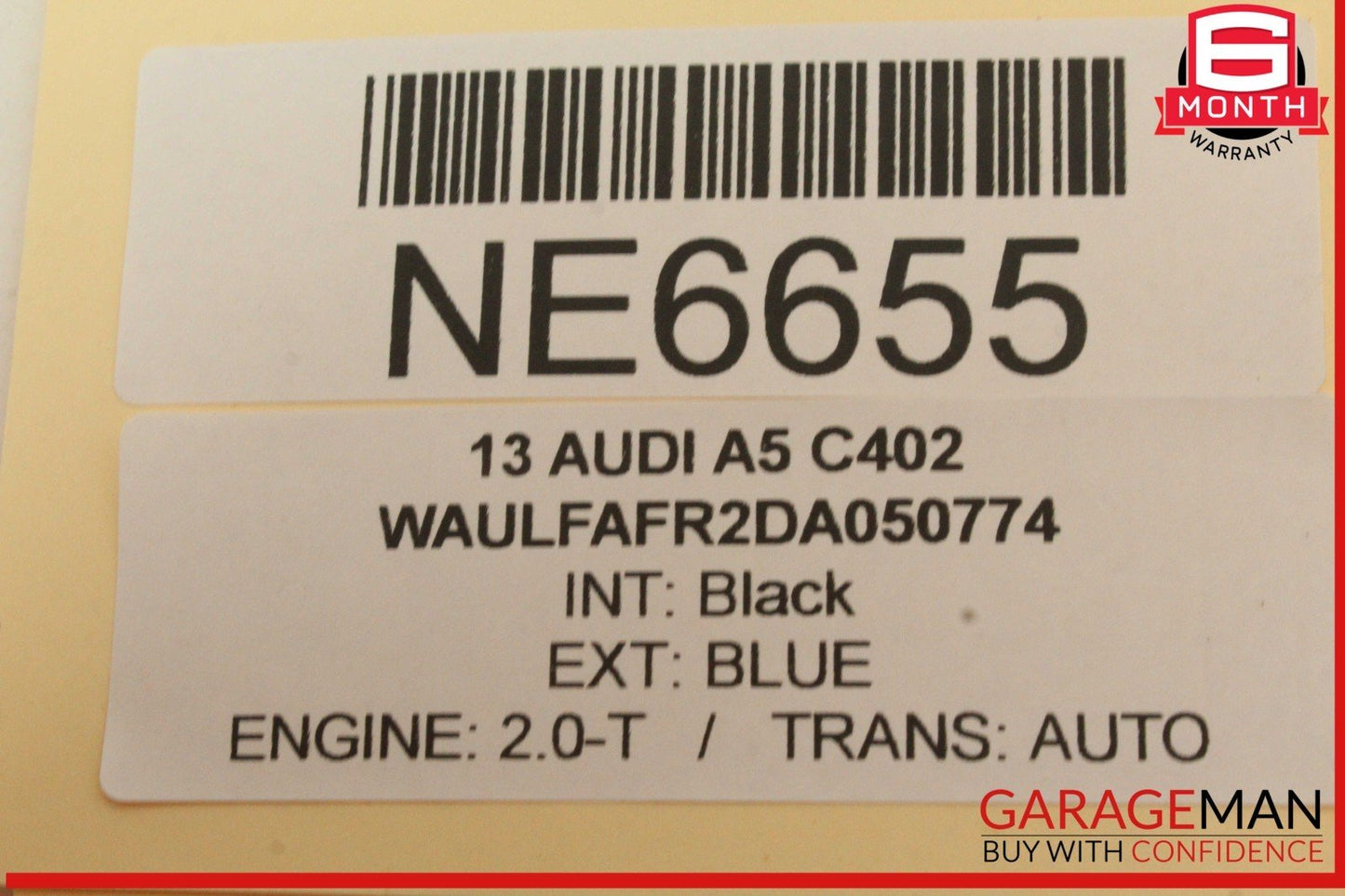 13-17 Audi A5 S5 RS5 Front Left Driver Side Fog Light Lamp 8T0941699F OEM