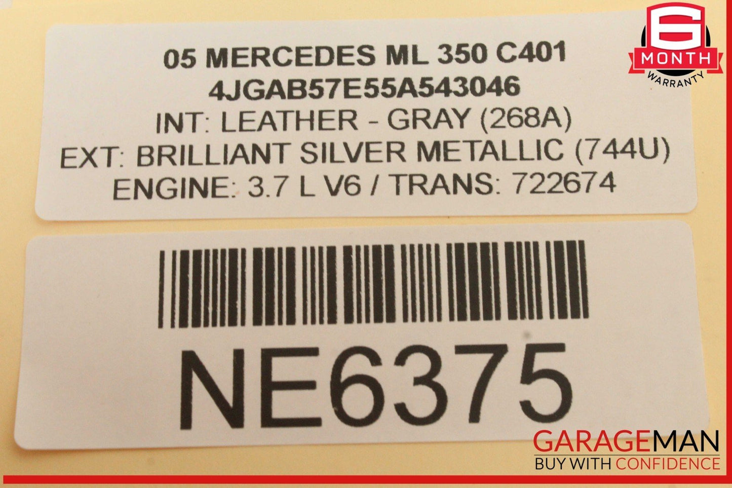98-05 Mercedes W163 ML350 Front Right Side Seat Adjust Control Switch OEM