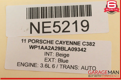 11-18 Porsche Cayenne 958 Rear Left Side Door Window Regulator Motor OEM