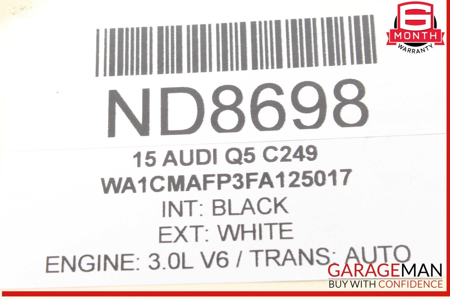 13-17 Audi Q5 Engine Cooling Radiator Fan Blade w/ Motor 993454J-F OEM