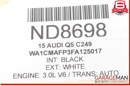 13-17 Audi Q5 Engine Cooling Radiator Fan Blade w/ Motor 993454J-F OEM
