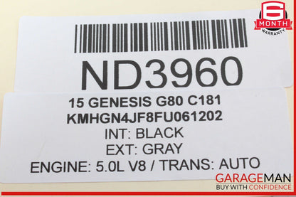 15-20 Hyundai Genesis G80 Front Right Side Strut Suspension Bracket Assembly OEM
