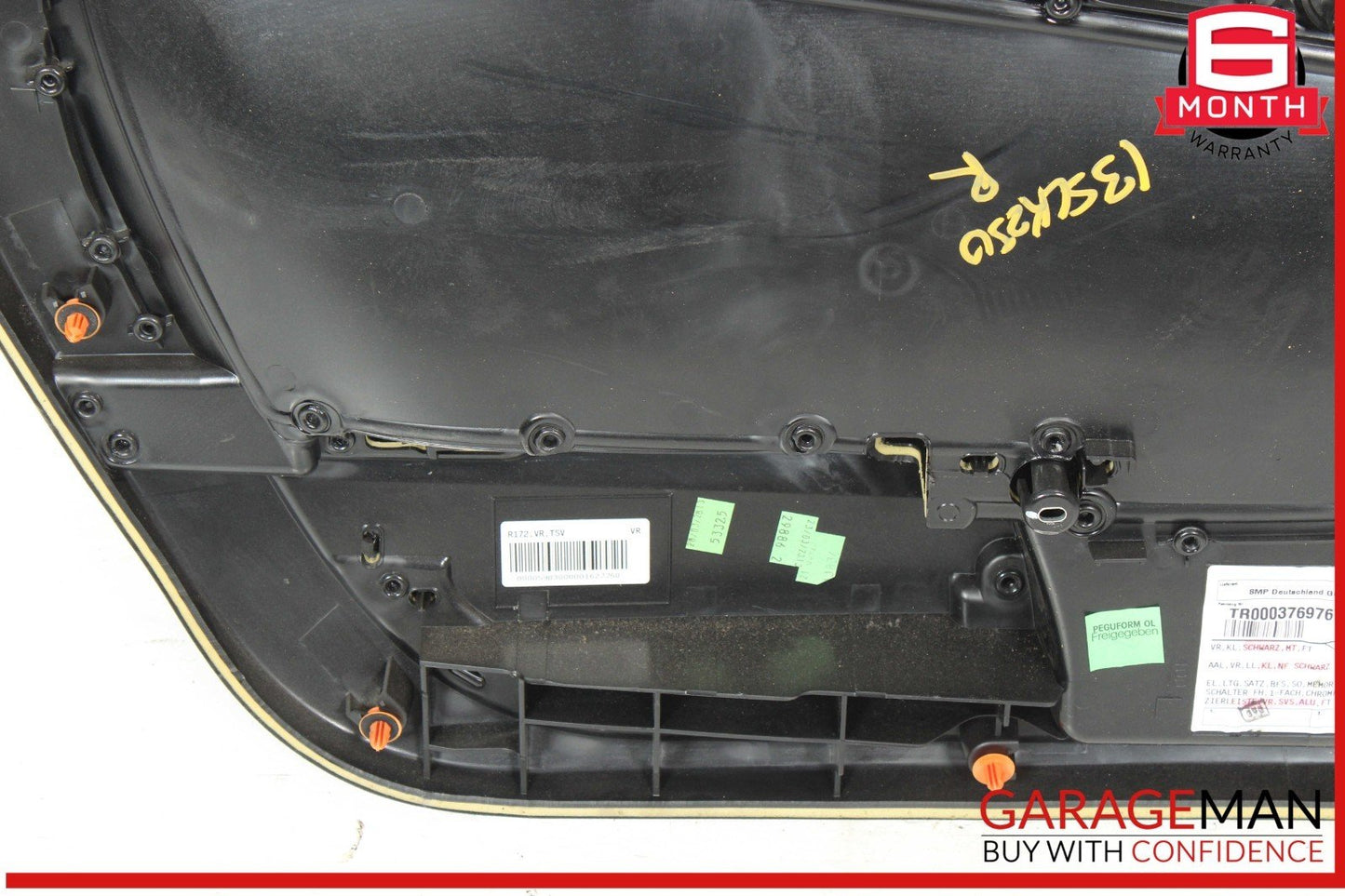 12-16 Mercedes R172 SLK250 SLK300 Front Right Interior Door Panel Black OEM