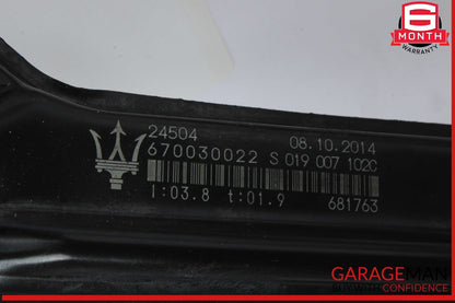 14-22 Maserati Ghibli Rear Right Passenger Side Window Regulator 670030022 OEM