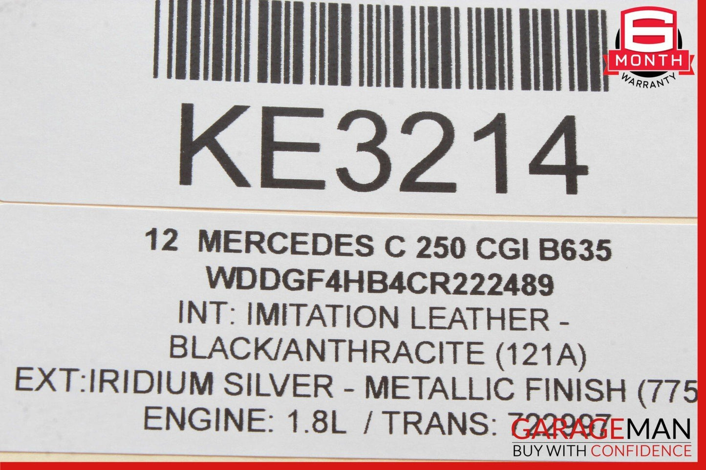 08-16 Mercedes W212 E350 GLK350 C250 Rear Left Door Window Regulator Motor Unit