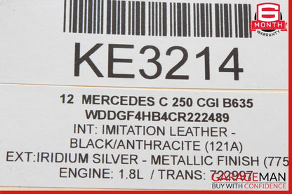 08-16 Mercedes W212 E350 GLK350 C250 Rear Left Door Window Regulator Motor Unit