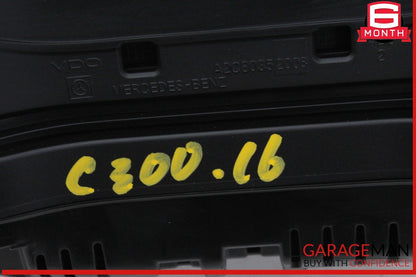 15-18 Mercedes W205 C300 Speedometer Odometer Instrument Cluster Gauge OEM