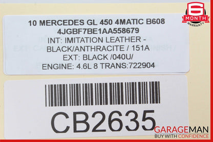 06-12 Mercedes X164 GL450 GL550 ML550 Front Left Headlight Support Bracket Frame