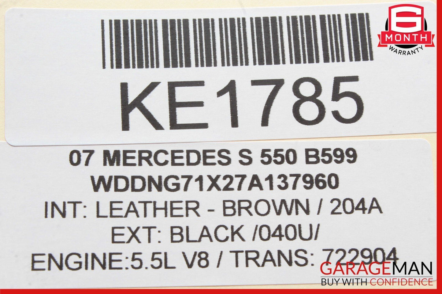 07-13 Mercedes W221 S550 S400 S350 Front Right Side Under Seat Control Unit OEM