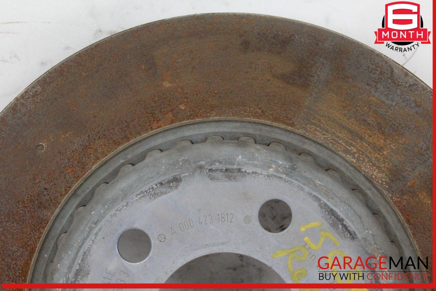 15-20 Mercedes W205 C300 Rear Right & Rear Left Side Brake Rotor Disc Set of 2