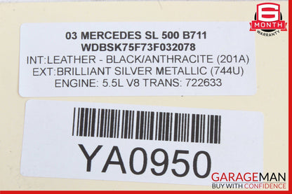 03-08 Mercedes R230 SL500 SL550 Door Audio Speaker Bose Right Passenger Side OEM