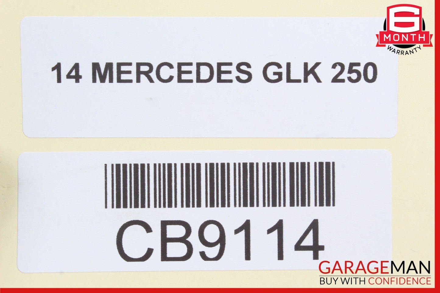 13-16 Mercedes X204 GLK250 Alternator Mounting Bracket 6512011909 OEM