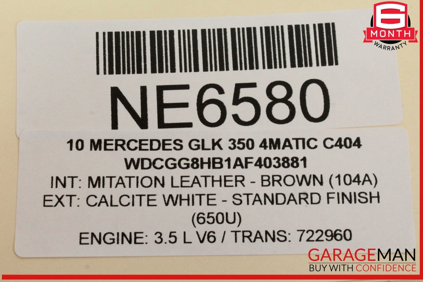 10-12 Mercedes X204 GLK350 4MATIC Front Left Side Door Rear View Mirror OEM
