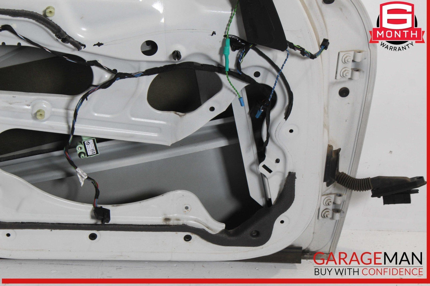 12-15 BMW X1 Front Left Driver Side Door Shell White OEM