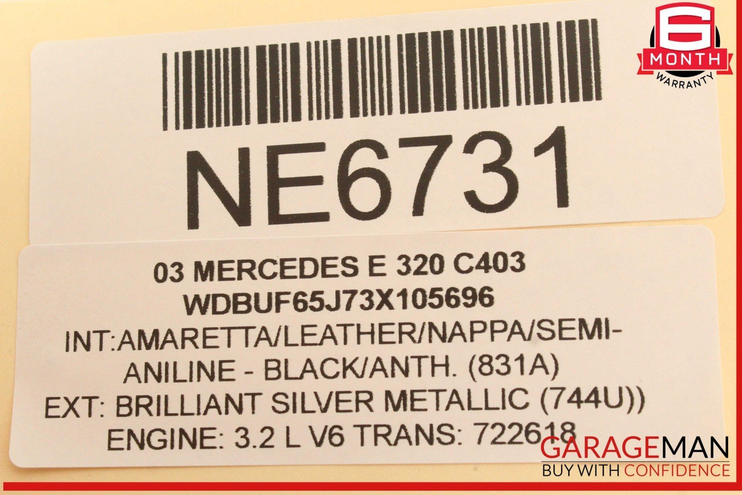 03-09 Mercedes W211 E320 Front Right Passenger Side Door Control Module Unit OEM