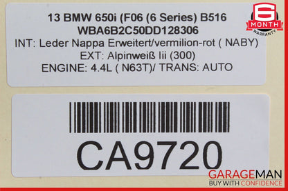 13-19 BMW F06 650i 4.4L Front Left Wheel Carrier Spindle Knuckle Hub OEM
