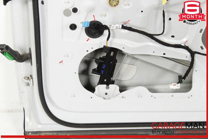 17-19 Audi Q7 Front Right Passenger Side Door Shell White OEM