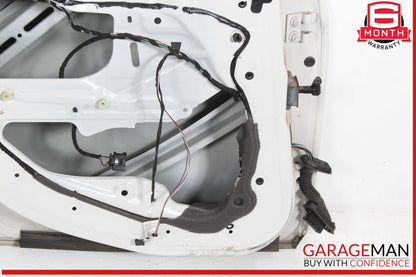 12-15 BMW X1 Rear Left Driver Side Door Shell White OEM